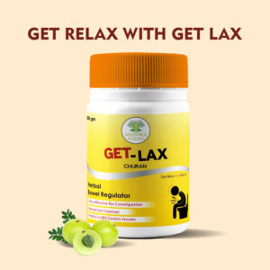 Mantra Ayurveda Get Lax Churna – Natural Herbal Laxative for Constipation Relief and Digestive Health – 100% Ayurvedic Ingredients