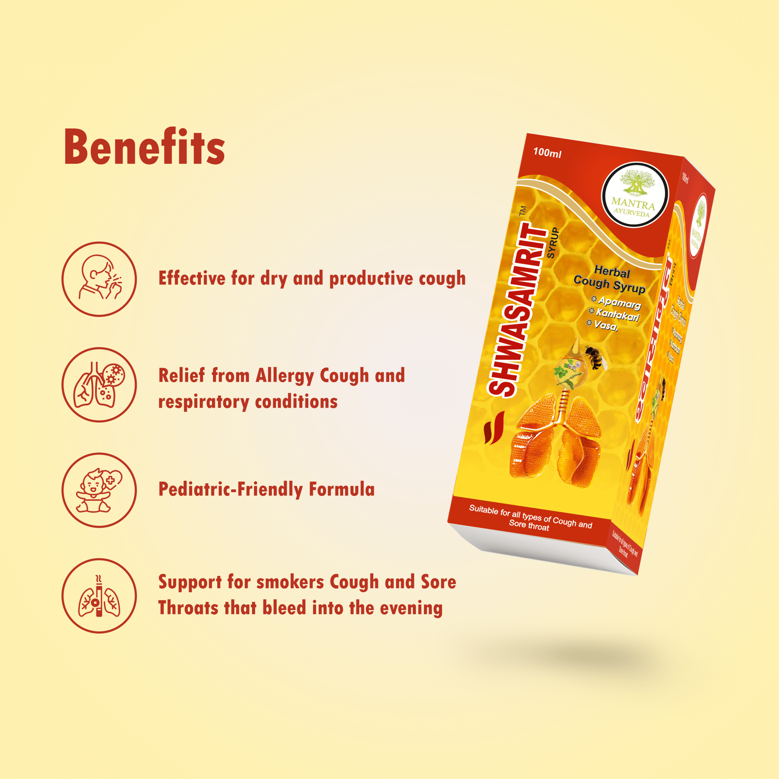 Mantra Ayurveda – Shawasamrit Syrup 200ML - Image 6