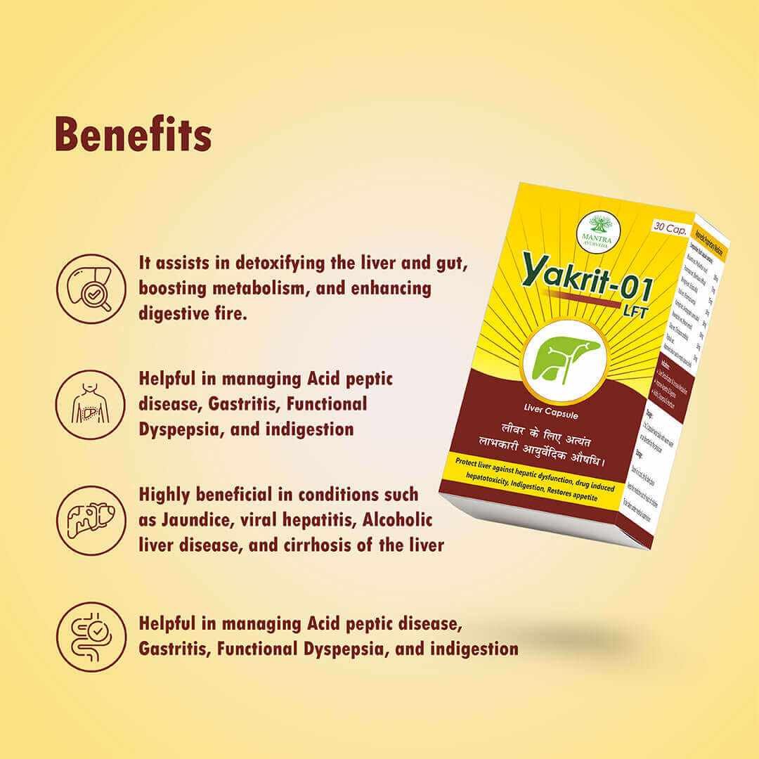 Mantra Ayurveda - Herbal Fatty Liver Kit (Mantra amrit & Yakrit 01 LFT) - Image 5
