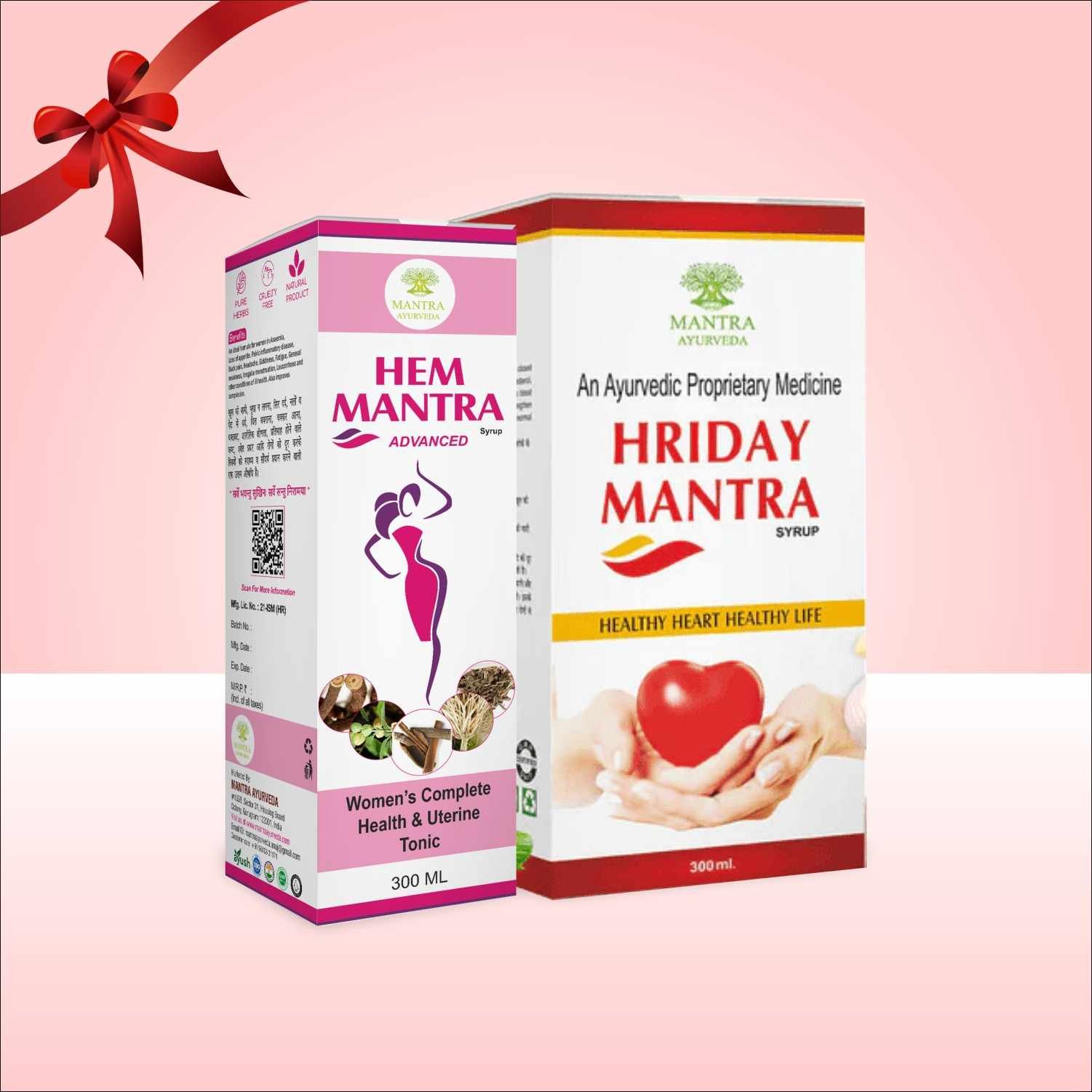 Mantra Ayurveda - PCOD Balance Combo kit (HEM Mantra & Hriday Mantra)