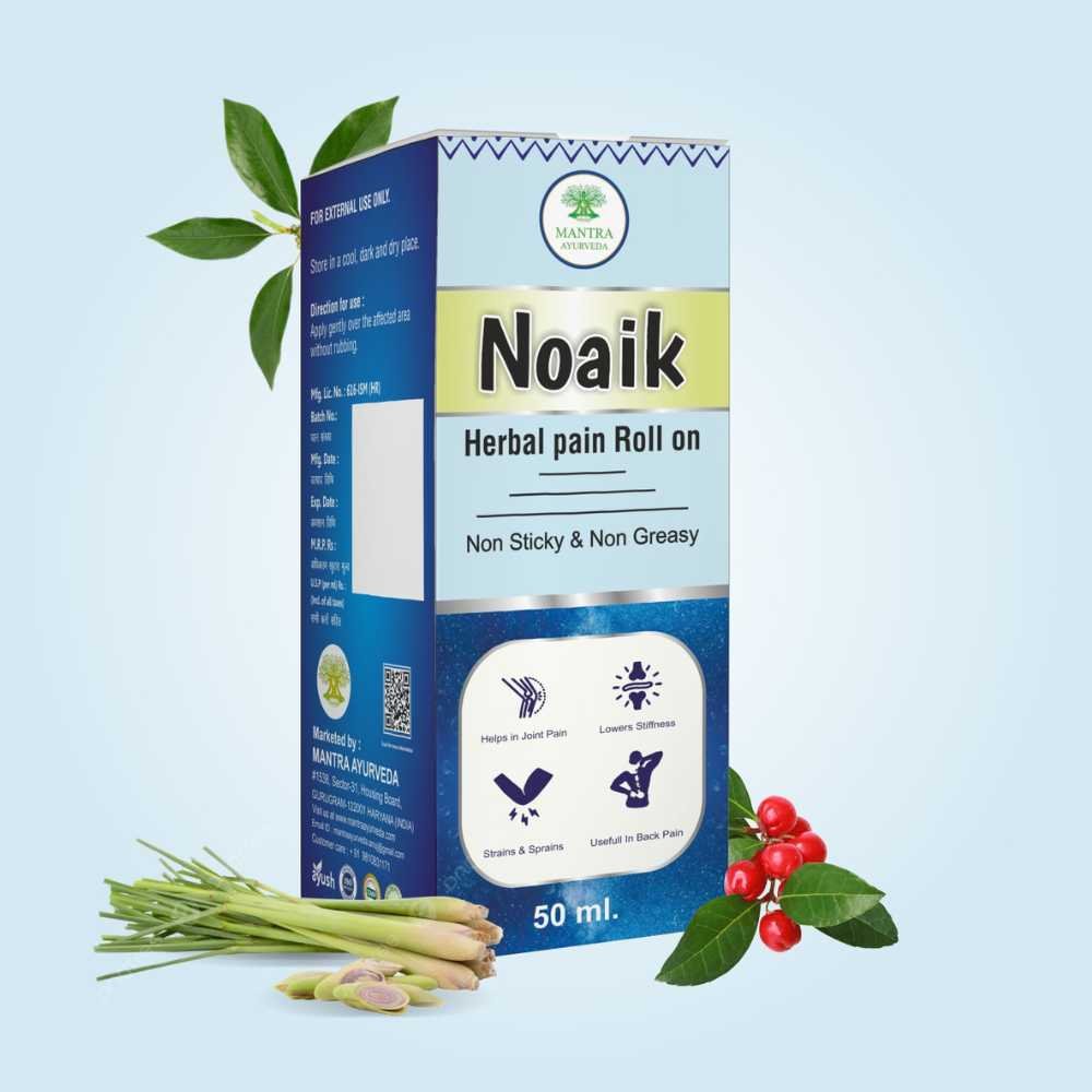 Mantra Ayurveda - Noaik Herbal Pain Roll-On (50 ml)