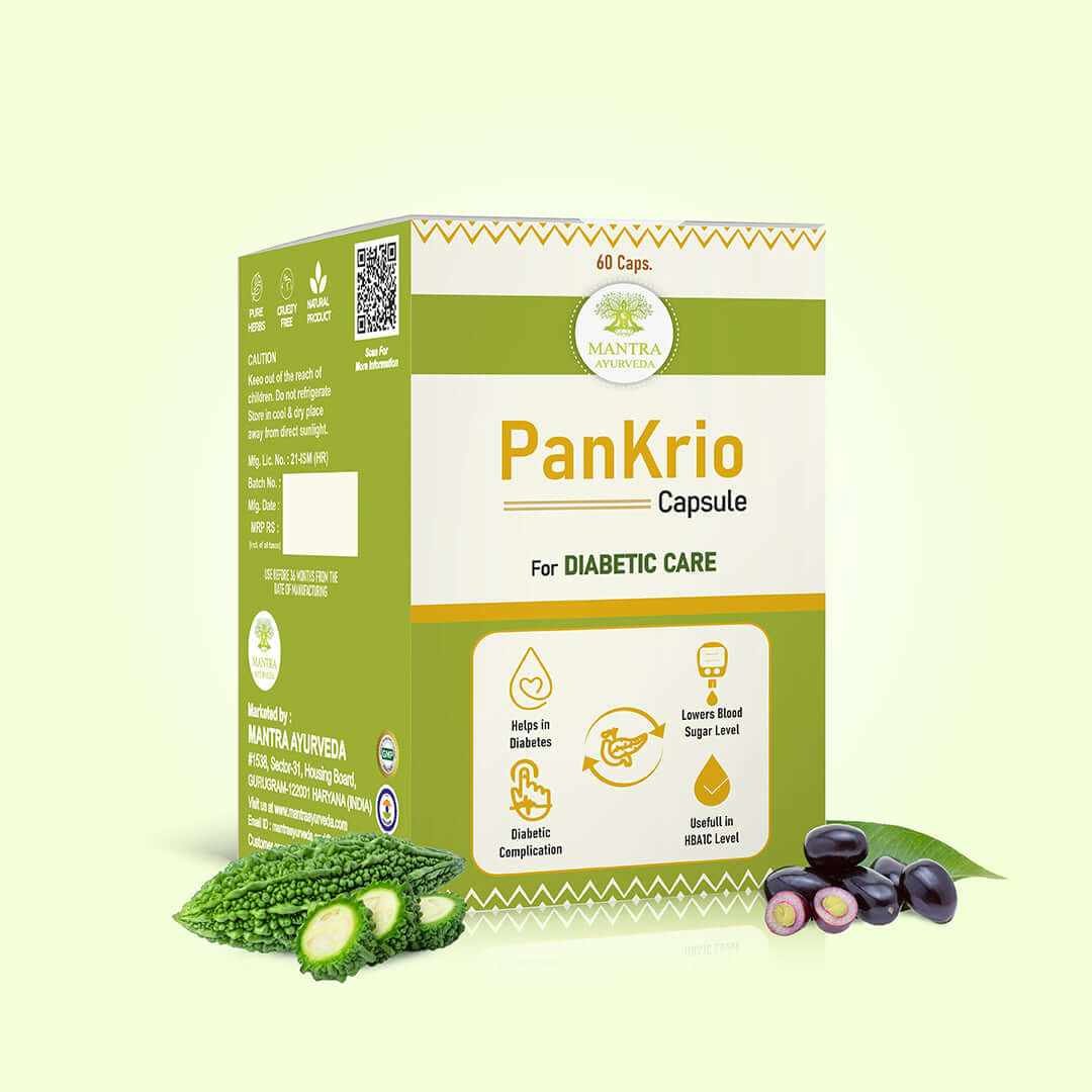 Mantra Ayurveda – Pankrio Capsule (30 Caps)
